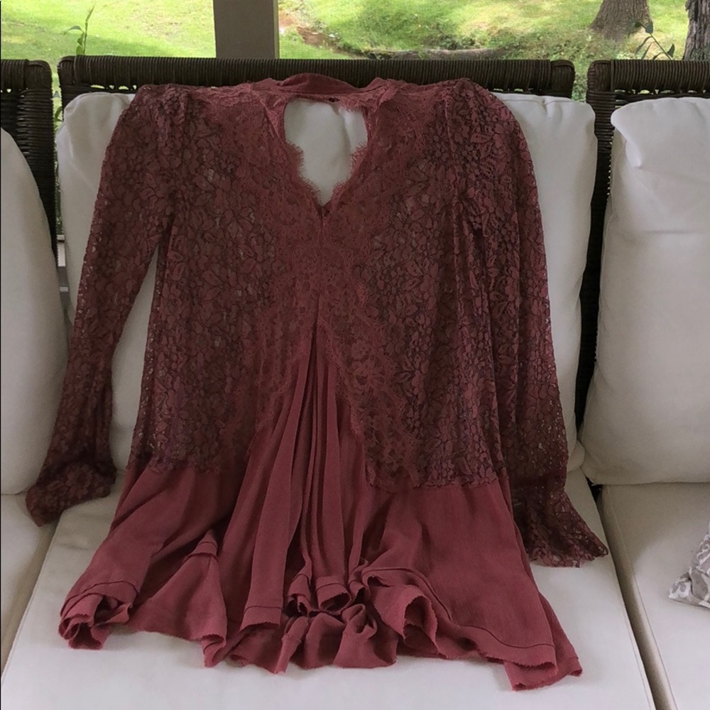 Free People Lace Tunic